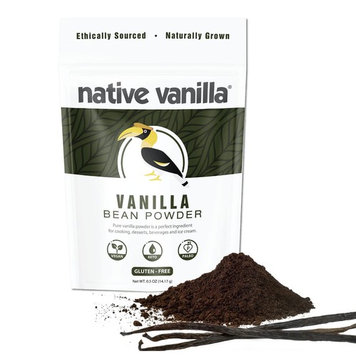 Vanilla bean powder oz - powder, 0.5
