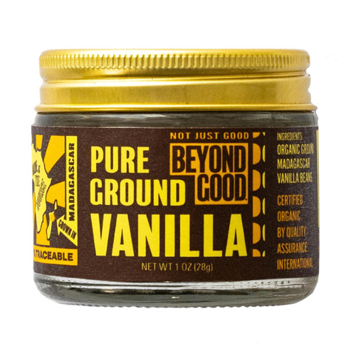 Organic pure ground vanilla - organic,